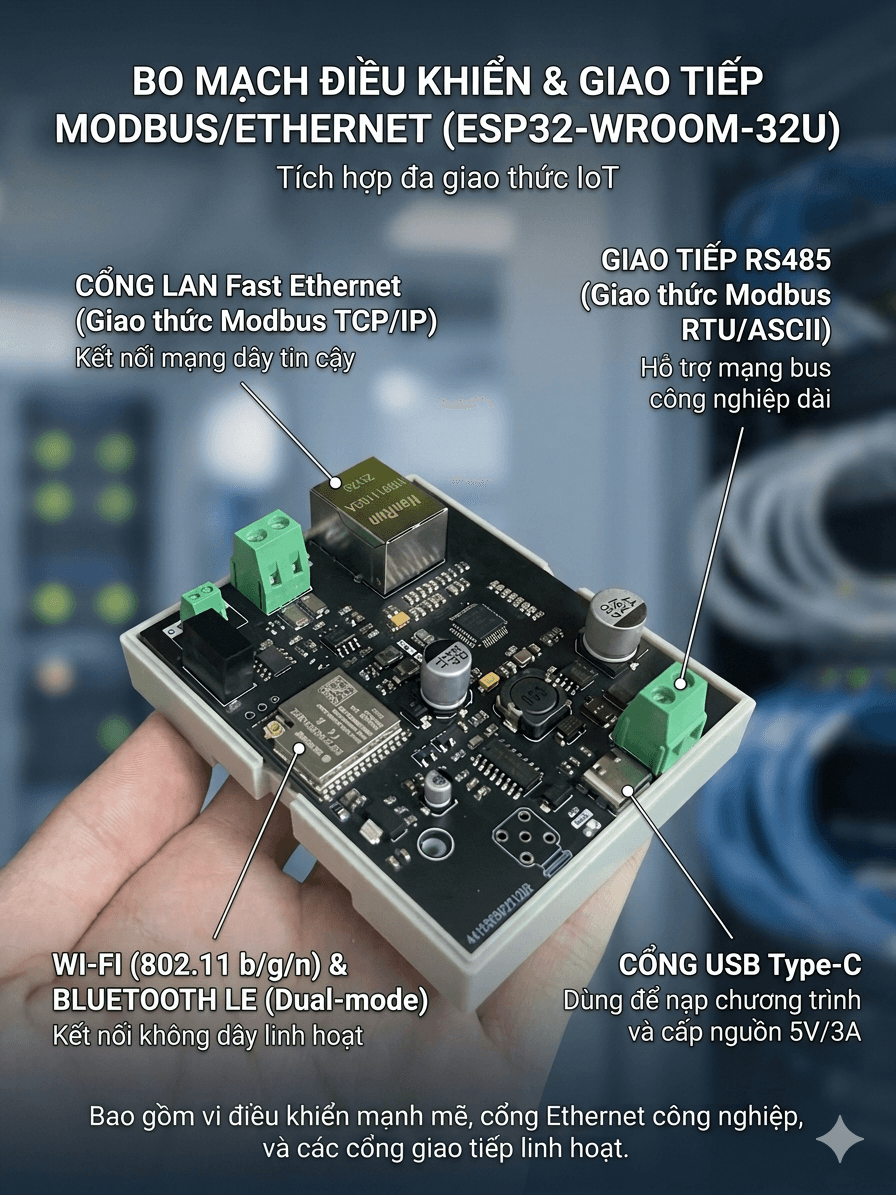 ESP32 Modbus Gateway ETH